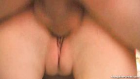 Three Teen Cuties Share Cock