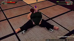 Jerle Faces Off Against Bolda the Beast in Steamy Nude Fight Arena