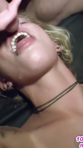 Stunning moment from "German blonde gets inseminated by ugly men in sex club"