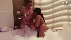 Alba Gives Jana Strawberries With Natural Milk As Dessert