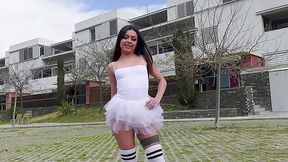 Latina Martina Smeraldi Takes Public Anal & Squirts!