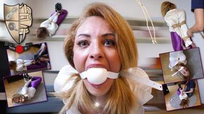 PSJ-2024-AZ-03 Alba Zevon Tightly Hogtied In Purple Disco Jeans