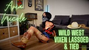 Aria Nicole Wild West Vixen Lassoed & Tied 720p MP4