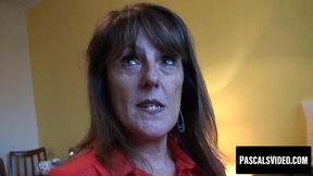 Mature Pandora enjoys her first BDSM session with Pascal White