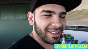 Bearded Angelo joins the blowjob session of Marc and Maximiliano