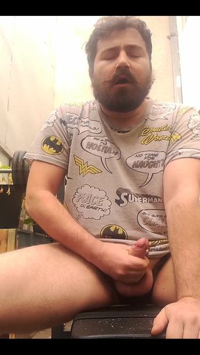 Chubby Man Jerking off