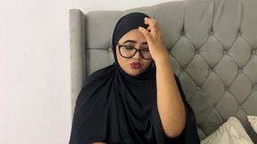 Religious Muslim Stepsister Puts Her Beliefs Aside to Try a Cock
