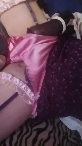 I love panties and skirts, and bras, stockings, garters   Clip 1