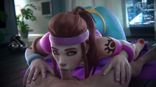 Brigitte Overwatch blowjob - (FpsBlyck)