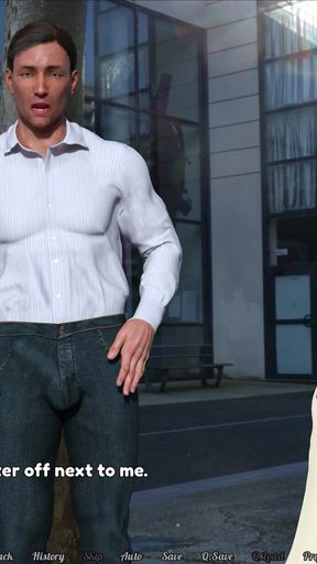 Perfect Housewife (by K4soft) - Funny day on the nudist spa with old Arnold (3)   Clip 1