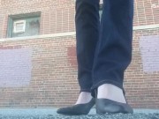 Black Heels Crush and Squish Grapes