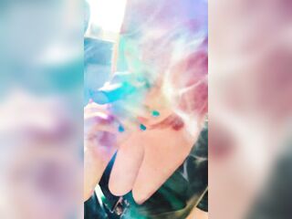 A Smoke Show From Tina Snua - Cigar Smokin' Smoker Smoke Drifting OME