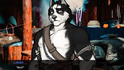 Big dicked jock Zack Randall jerking off his throbbi20] - Playthrough (Part 20) (v0.5) - A Furry Visual Novel