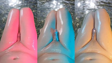 10 Water Cumshot Oiled Skin Big Hips Delicious Tasty Soft Pretty Cock