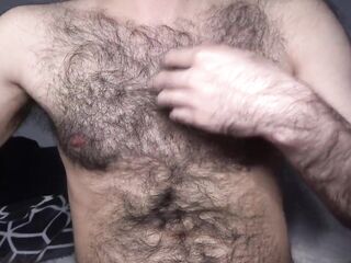 Louivmane Curly HOMOSEXUAL Bear Edging Backdoor Rosebud out