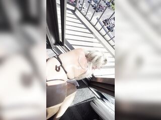 *VIEWS ON VIEWS ON VIEWS* pawg CHLOE BLACC taking giant BBC backshots on the balcony and loving it!