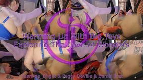 Jasmine_Dlight & Peggy DeVille & Bambi Brat - Warming Up With Some Big Toys: Extreme Anal Depth Training