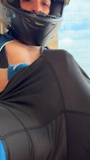 Suit Bike and Cum