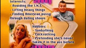 Sweet Jessica gives deepthroat blowjob on first date