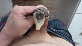 Filling the Condom with Milk
