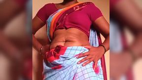 Ammu Remove the Blouse Showing Boobs