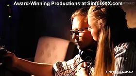 Nicole, Olivia and Stanley Having Fun After Work for SinfulXXX