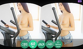 Rebecca Volpetti in Hard Orgasm After Hard Workout - TMWVRNet