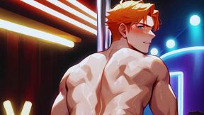 part-2. gay bar has live sex show with femboys and hot young men.