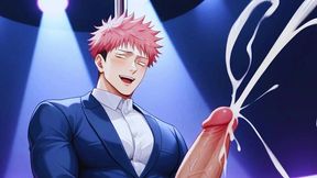 part-2. gay bar has live sex show with femboys and hot young men.