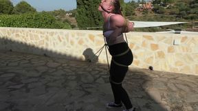 Bondage Walk Training - More Walking Training for Roxy in extreme Bondage - tied by Rija Mae - Full Clip mp4 HD