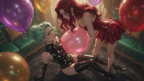 Balloons Stories #6: Mint Green Surrender Under Latex Pressure