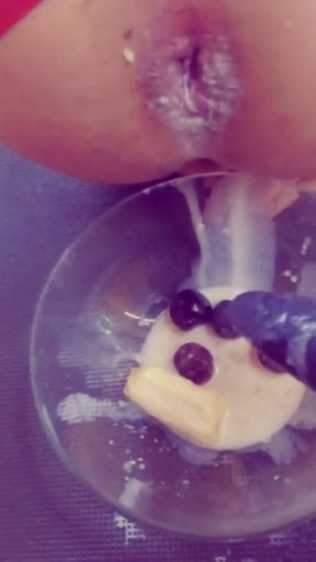 Extreme FEMDOM milk ENEMA release   Clip 1