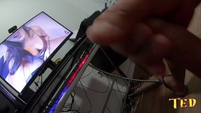 A casada Coach Honey guiou minha punheta essa noite