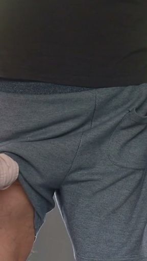 An unknown girl touches my dick in the train and then I jerk off in the bathroom.   Clip 1