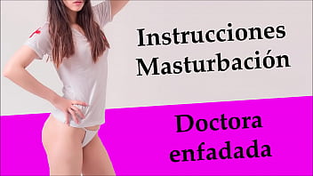 JOI en espa&ntilde_ol - Doctora enfadada lo paga contigo.