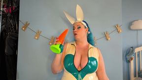 Bunny Domme Ass Stuffing JOI - Solo Girl