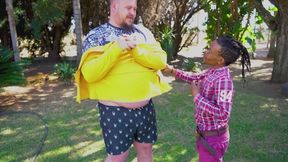 Big Daddy Clothes Swap with Harold Then Lifts Him