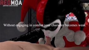 Harley Quinn in a sexy monster outfit gets fucked hard