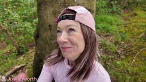 Risky Public Sex In The Woods! I Got My Tight Ass Filled From Behind