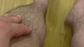 Slow Hairy Leg Caresses â€“ Relaxing Male Leg Tease