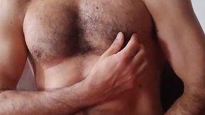 Muscle Daddy Bear Jerks Off in Public, Solo & Masked!