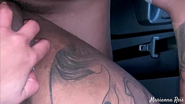era pra ter sido só uma corrida rápida de aplicativo de motoristas, mas esqueci a bolsa e levei só o celular, moral da história, paguei a corrida com mamada e dadada de rab