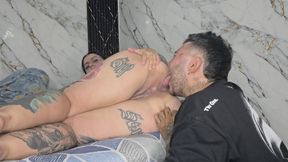 My slave swallowing and enduring all my farts from my wet ass