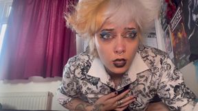 Goth Office Worker Has a Heart and Resus