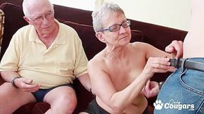 Horny Grandma Getting Nasty In Threesome