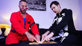 “Ouija Tear Up My Backside?” Step Father Comforts Intimidated Step Stepson ~ FamilyDick Halloween Exclusive