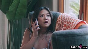 Asian Lulu Chu her new neighbor is her old college professor