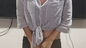 Naked hiccups and burping!