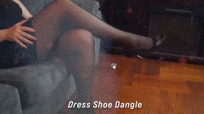 Eve Dangling heels in Pantyhose and Dress 1