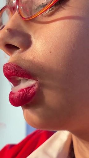 Smioking and Lip Fetish